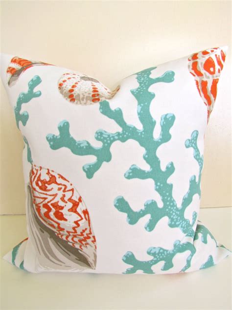 Coral Throw Pillows Coral Throw Pillow Covers Outdoor Pillow