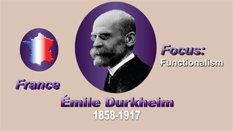 Functionalism And Society Émile Durkheim Youtube