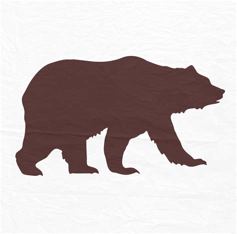 Grizzly Bear Svg Files Cricut Bear Clipart Funny Wild