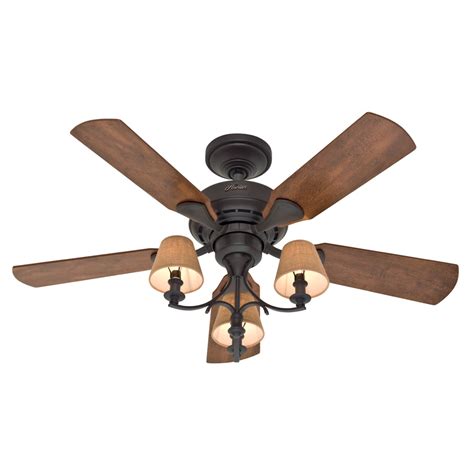 Hunter Newstead 46 In New Bronze Multi Position Indoor Ceiling Fan With