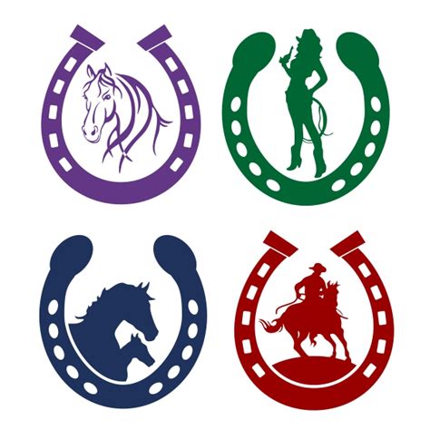 New free svg cutting files. Horseshoe Pack Cuttable Design