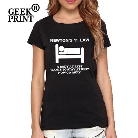 2018 Women Custom T Shirt Fashion Print Sleep Funny Bed Tees Short