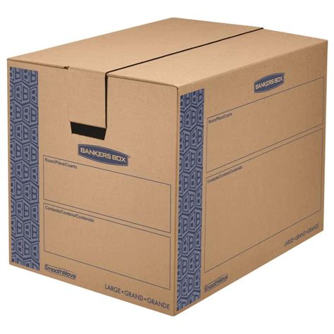 shop bankers box 6 pack large cardboard moving box kit actual 18 25 in x 19 in at