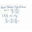 Example Of Writing Point Tester Equation For A Line  Math Algebra