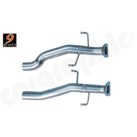 Cargraphic Downpipe Décatalysé Sport Secondaire Pour Porsche Cayenne