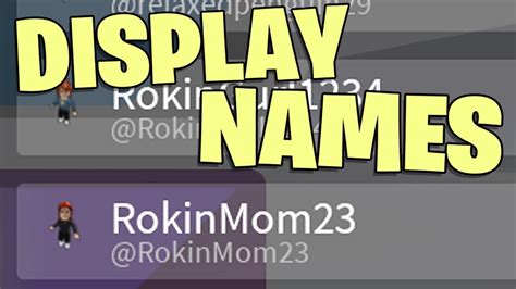 ROBLOX DISPLAY NAMES OUT NOW HUGE UPDATE YouTube