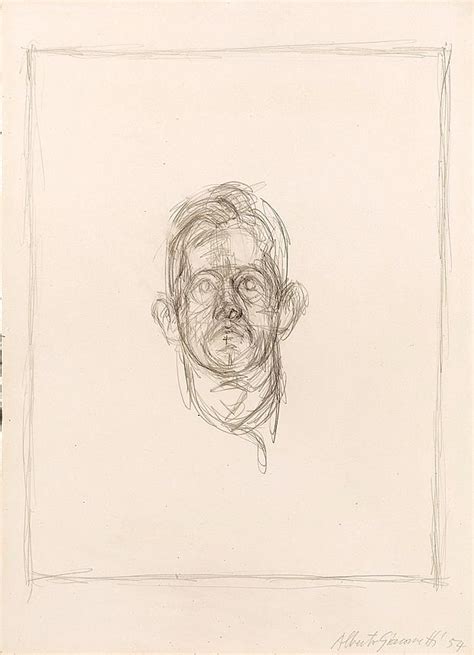 Alberto Giacometti Portrait Of James Lord