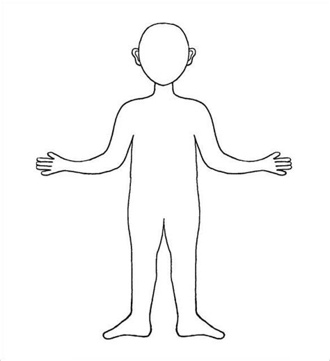 23 Body Outline Templates Pdf 