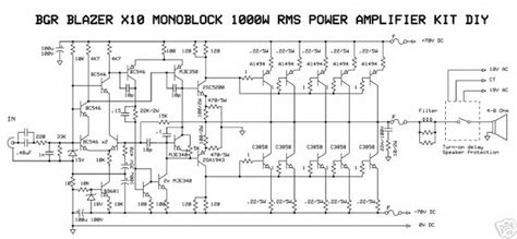Subwoofer filter circuit diagram the lm4702 is a high fidelity audio power amplifier driver designed for demanding consumer and. 1000Watt Audio Power Amplifier Blazer Circuit - The Circuit