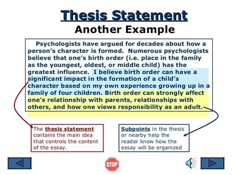 Below are two possible introductions with different thesis statements for the following ielts task. thesis statement argumentative examples