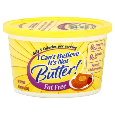 I Can T Believe It S Not Butter Fat Free Spread