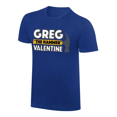 The grefg calvo con raja en la calva. Greg "The Hammer" Valentine T-Shirt | Pro Wrestling ...