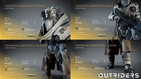 Outriders Legendary Armor Sets All Legendaries In The Game Pcgamesn