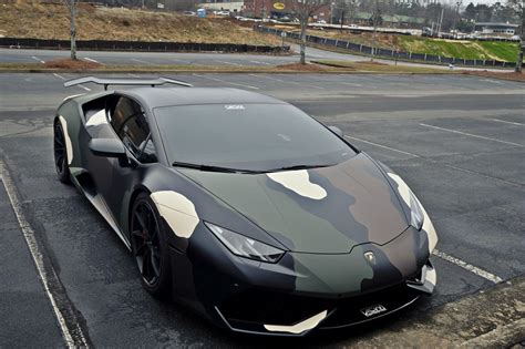 Camo Wrapped Lamborghini Camo Wraps Lamborghini Huracan Super Cars