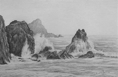 How To Draw A Basic Seascape — Online Art Lessons
