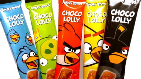 Angry Birds Choco Lolly Lollipop German Candy Youtube
