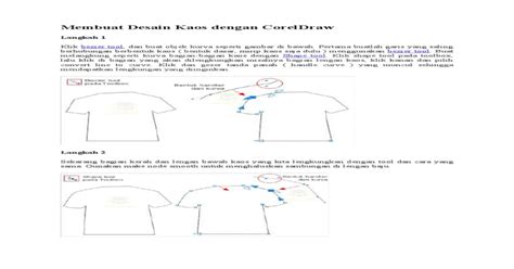 Membuat Desain Kaos Dengan Coreldraw Pdf Document