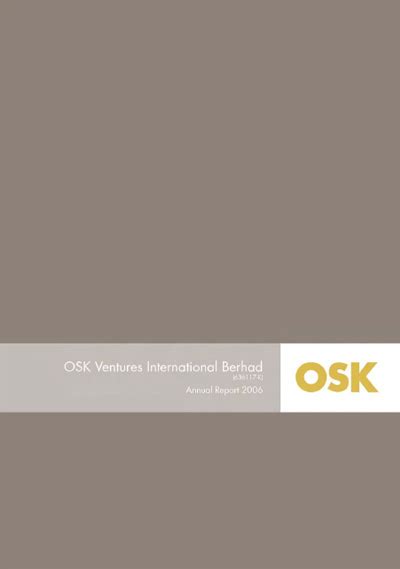 The businesses include investment banking, corporate finance, online equity trading, and advisory services. OSK Ventures International Berhad