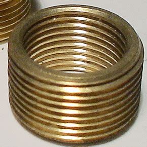 Ideal für den frästisch bau. Messing Reduzier-Gewinderohr, M16x1 x 10mm AG, M13x1 IG