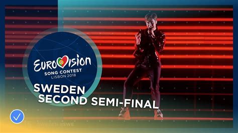 Benjamin Ingrosso Dance You Off Sweden Live Second Semi Final