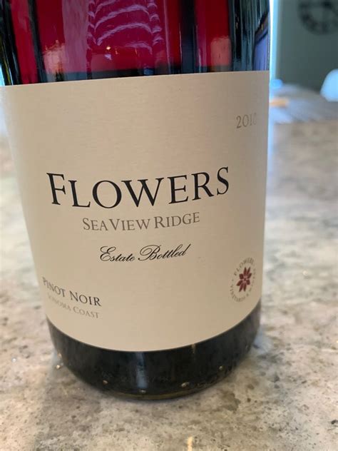 Chicken, quail and especially duck. 2018 Flowers Pinot Noir Sea View Ridge, USA, California ...