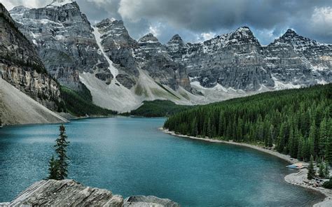 Moraine Lake Hd Wallpaper Background Image 1920x1200 Wallpaper Abyss
