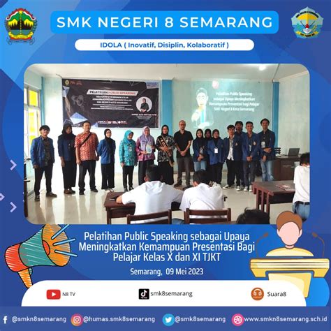 Latih Kemampuan Presentasi Siswa Smk N 8 Semarang Usm Berikan