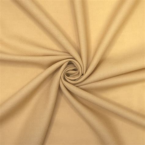 Lightweight Italian Wool Crepe Peanut Sample Gala Fabrics