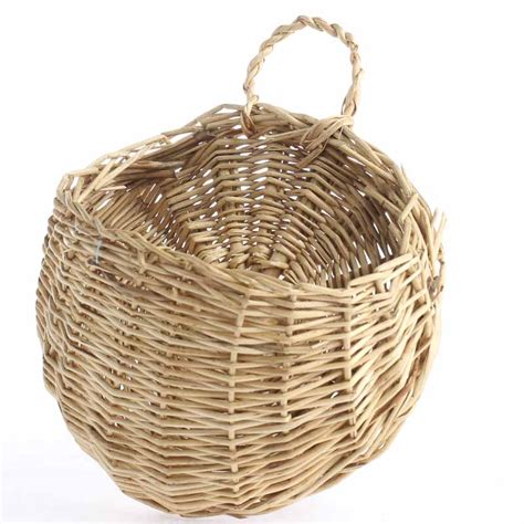 Small round woven wicker basket. Small Wall Wicker Basket - Baskets, Buckets, & Boxes ...