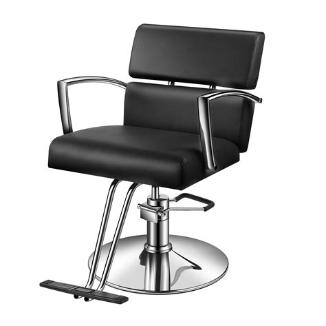 Baasha Black Salon Chairs With Hydraulic Pump Salon Hydraulic Styling