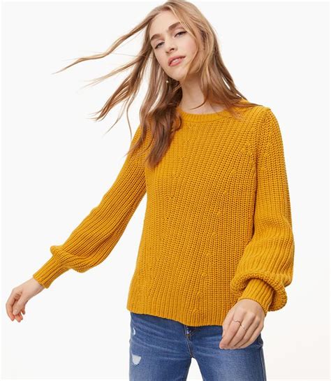 The knitting loft, vašingtonas, pašto kodas 20003. Color Swatch 3256Mixed Rib Blouson Sleeve Sweater ...