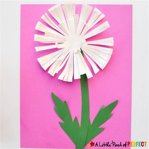 Paper Plate Dandelion Craft For Kids A Little Pinch Of Perfect