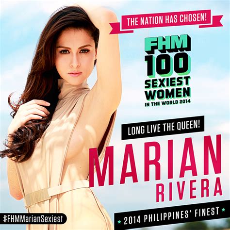 Still The Queen Marian Rivera Makes History As The Only Three Time Fhm Sexiest Woman In The