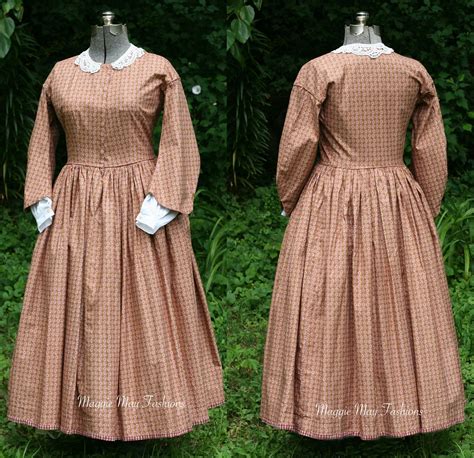 In movies and reproduction dresses it's easy to see when the. 1860s day dress | History women fashion, Fashion, Clothing ...
