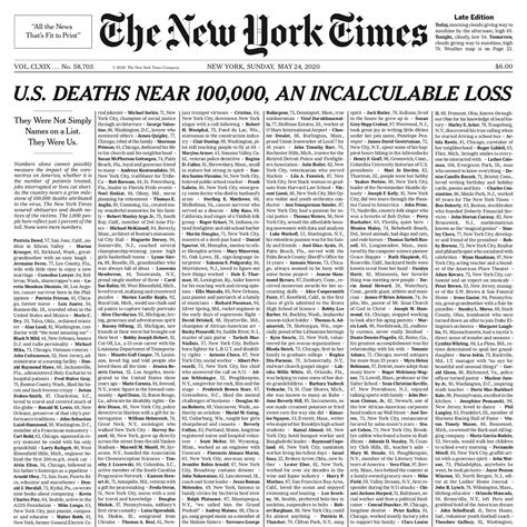 Coronavirus Numbers New York Times Nacoros
