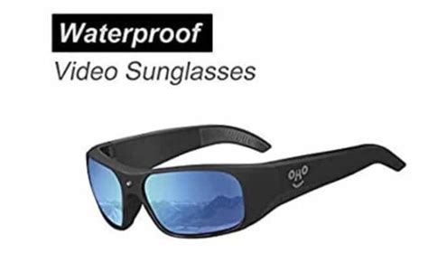 Oho Sunshine Waterproof Video Sunglasses 1080p Full Hd Video Recording