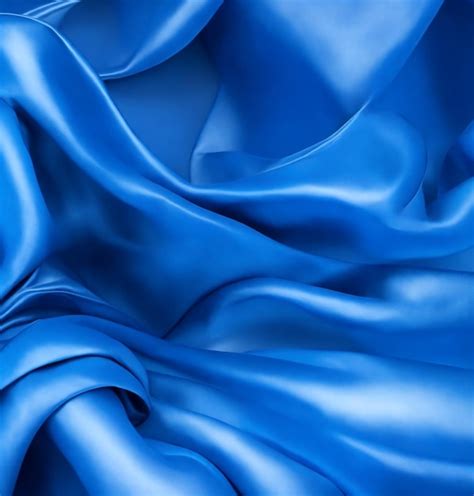 Premium Photo Blue Silk Background