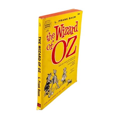 Vintage Wizard Of Oz Crest Book 1960 First Printing Ww Denslow