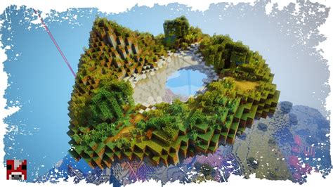 Kineticraft Timelapse Floating Island Base Survival Multiplayer Base