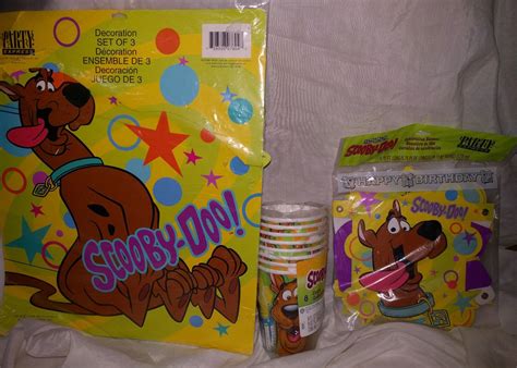 Did you scroll all this way to get facts about scooby doo shower? Complete Party Sets and Kits 26394: New Htf (90 S) Scooby ...
