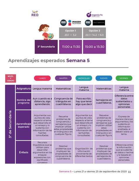 Cuéntenme una vida aprendizaje esperado: Regreso-a-Clases-Aprende-en-Casa-II-HORARIOS-SECUNDARIA ...