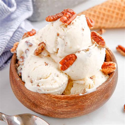 No Churn Butter Pecan Ice Cream Food And Cooking Pro