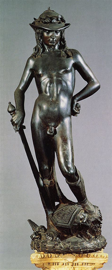 DONATELLO David Bronze Cm Le Bonheur Ne Vient Pas Du Plaisir Du Corps Mais De La