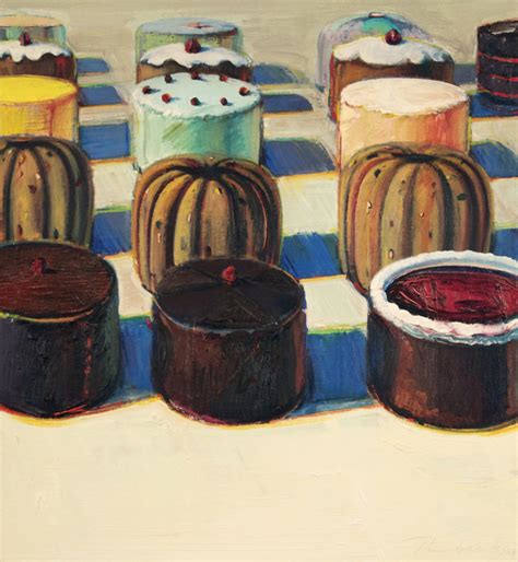 Wayne Thiebaud Various Cakes Art Basel