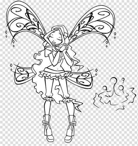 Kleurplaten Winx Club Believix Flora