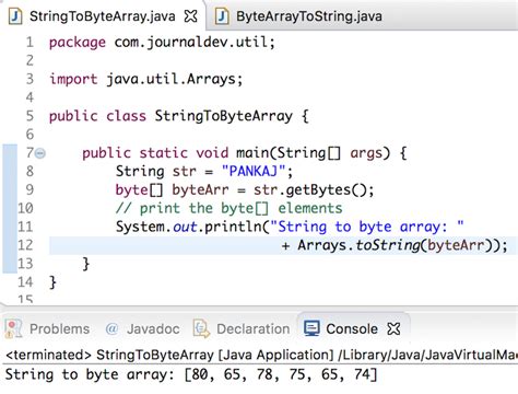 Java Convert Byte To String