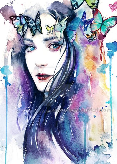 20 Fascinating And Colorful Watercolor Paintings By Germany Artist Laovaan