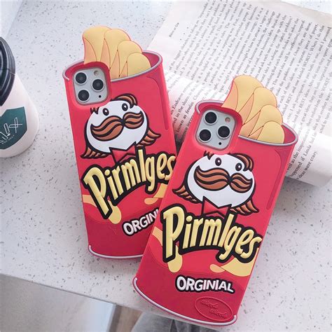 D French Fries Silicone Phone Case For Iphone Pro Max Xs Max