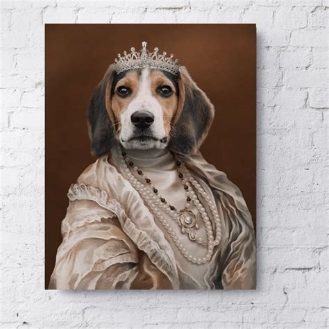 The Queen Of Regent Personalised Pet Poster Fable And Fang