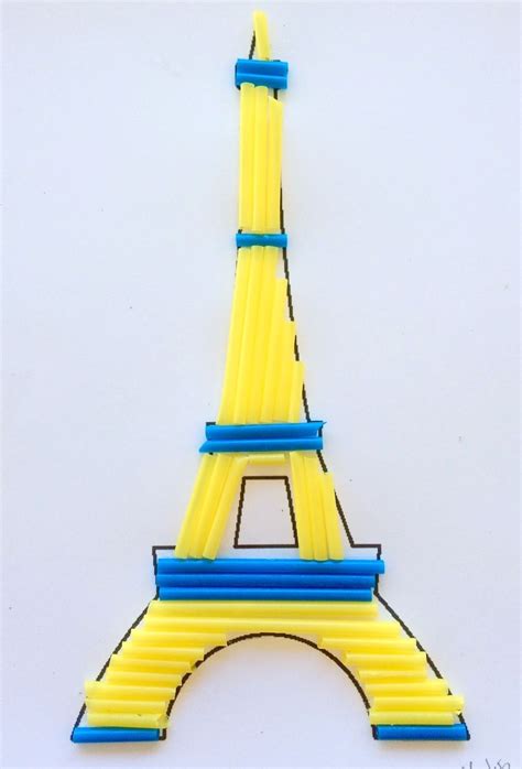 Detail of the 3d puzzle toy: Our Worldwide Classroom: France ~ The Eiffel Tower ...